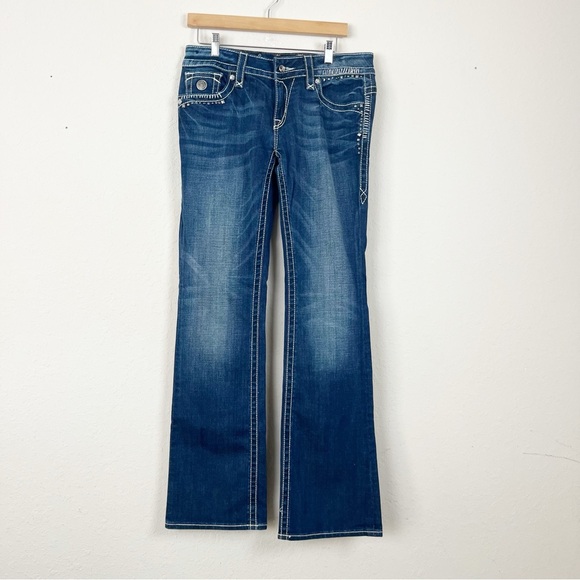 Rock Revival Denim - Rock Revival Jen Bootcut Jeans Embellished Size 31
